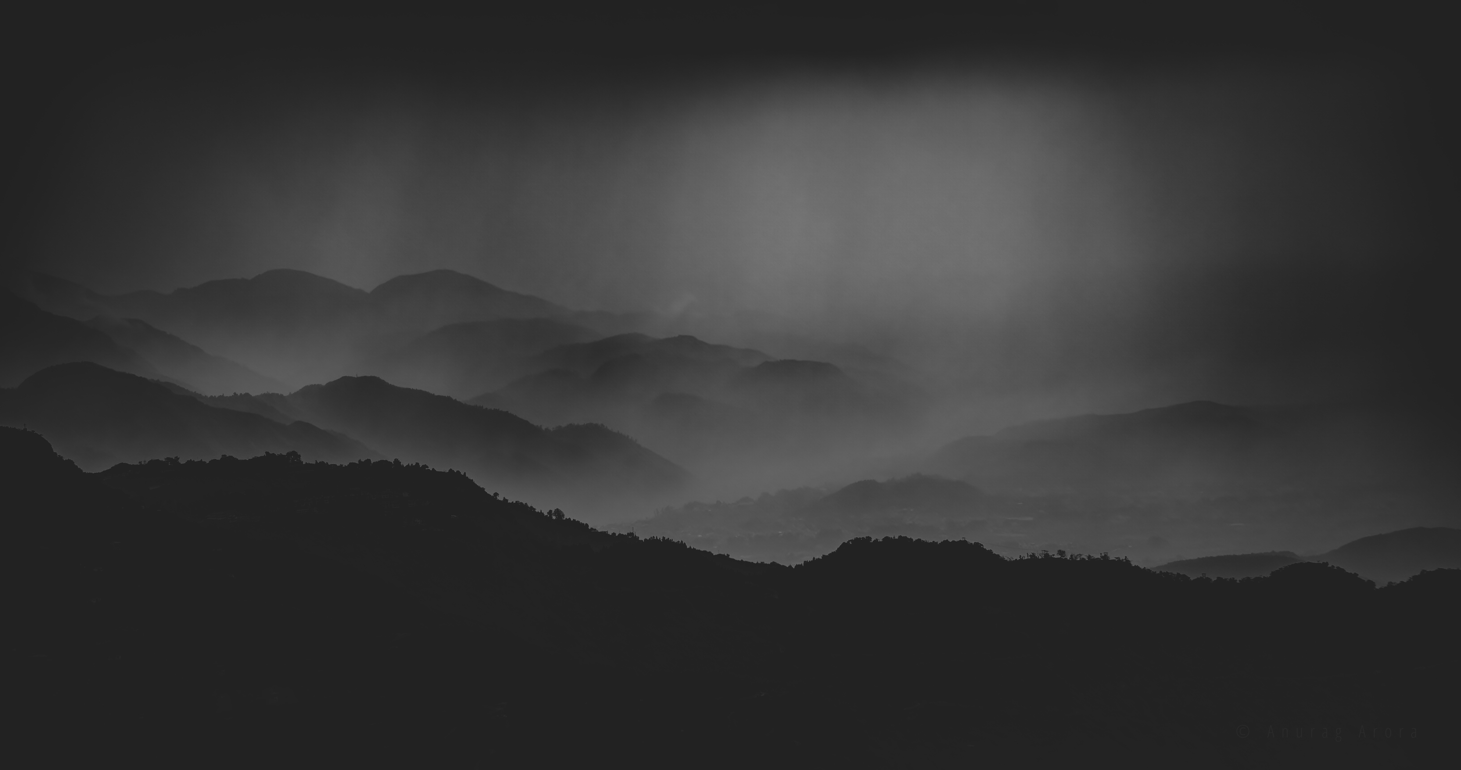 Another Foggy Morning in Himalayas, India
