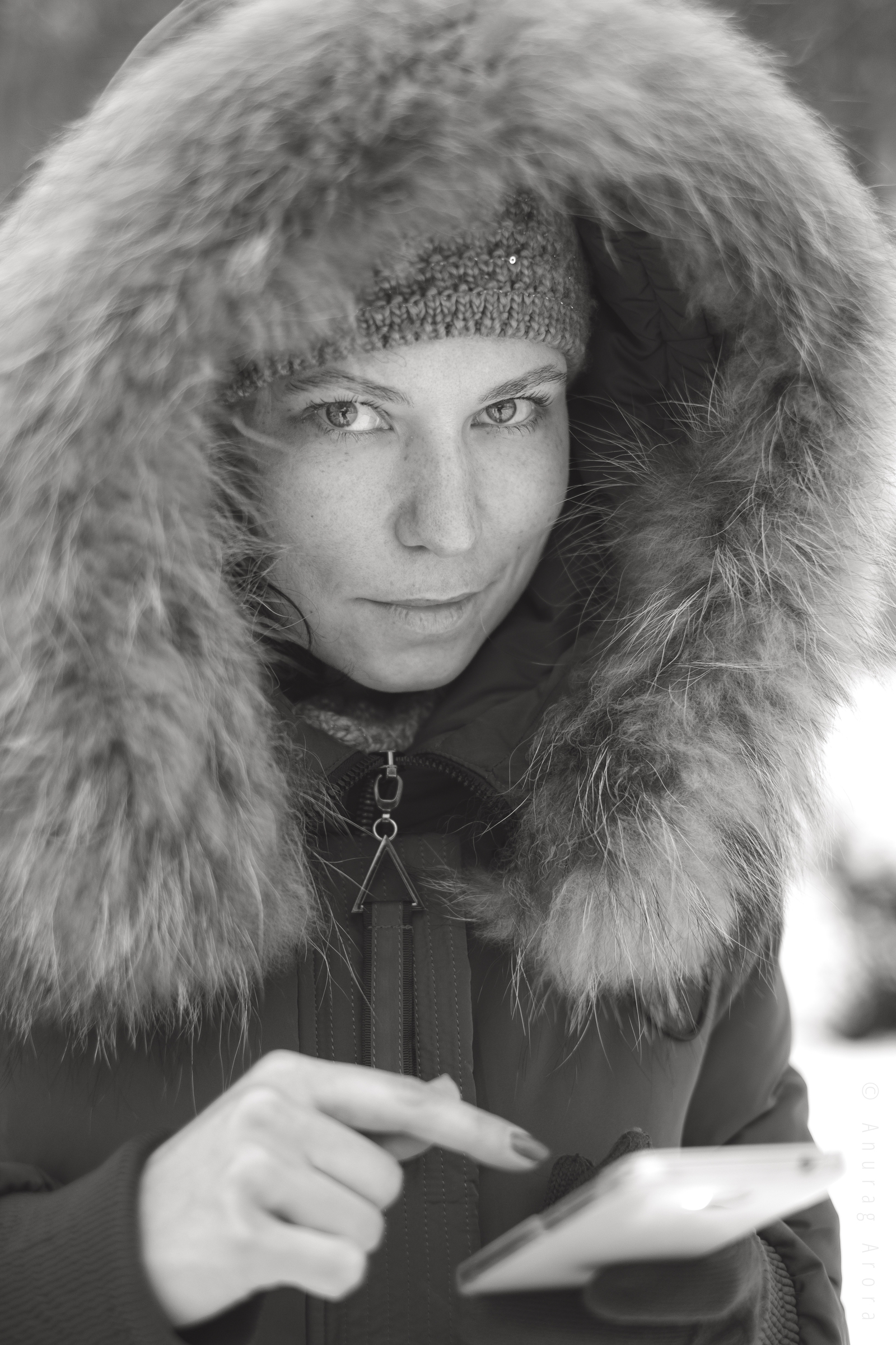 Parka Woman in Ukraine