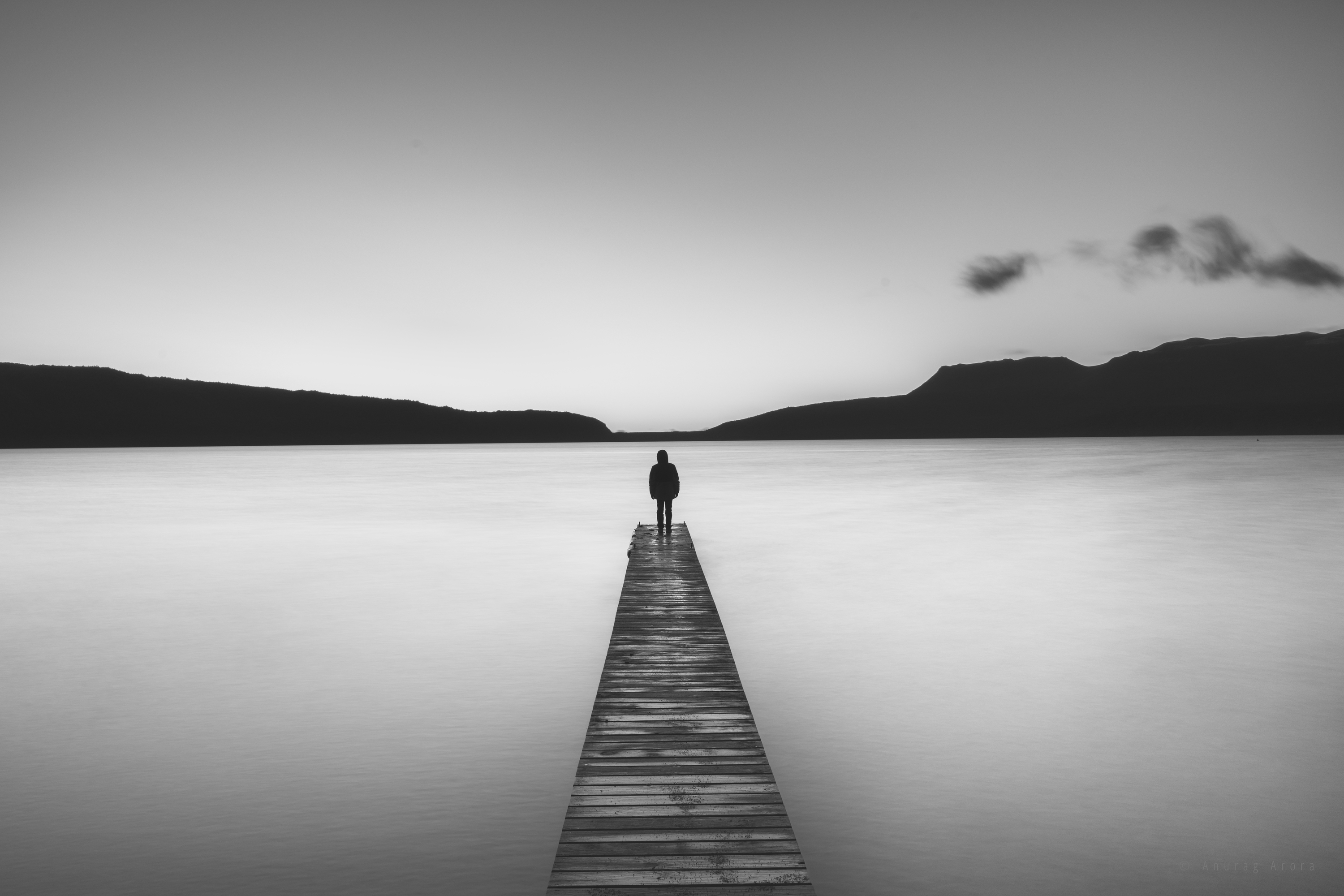Sunrise at Lake Tarawera, New Zealand
