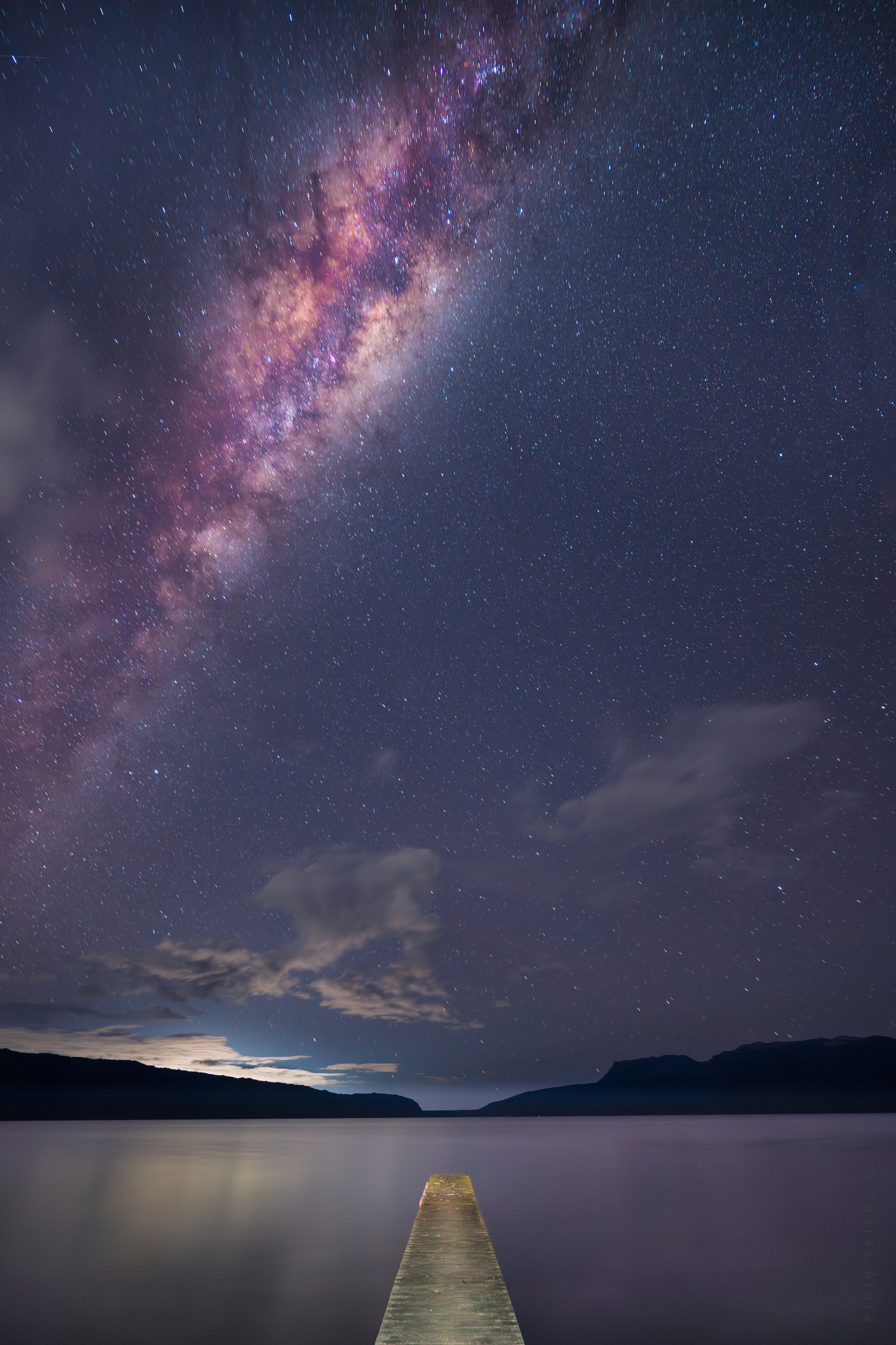 The Milky Way, Lake Tarawera, New Zealand